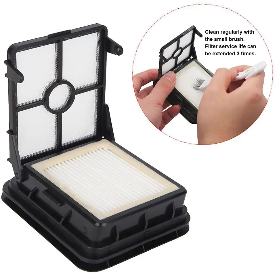 بكرة فرشاة متعددة السطح متوافقة مع bissale 1868 CrossWave استبدال مرشح مكنسة/فلتر مكنسة ل 1866 Crosswave للجزء 1608683