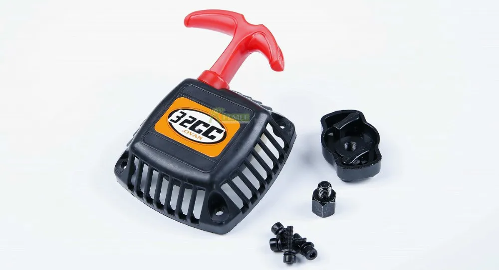 Easy Start Ratchet Pull Starter With Starter Pulley fit 32cc-36CC engine parts For 1/5 HPI Baja 5B 5T Rovan King Motor