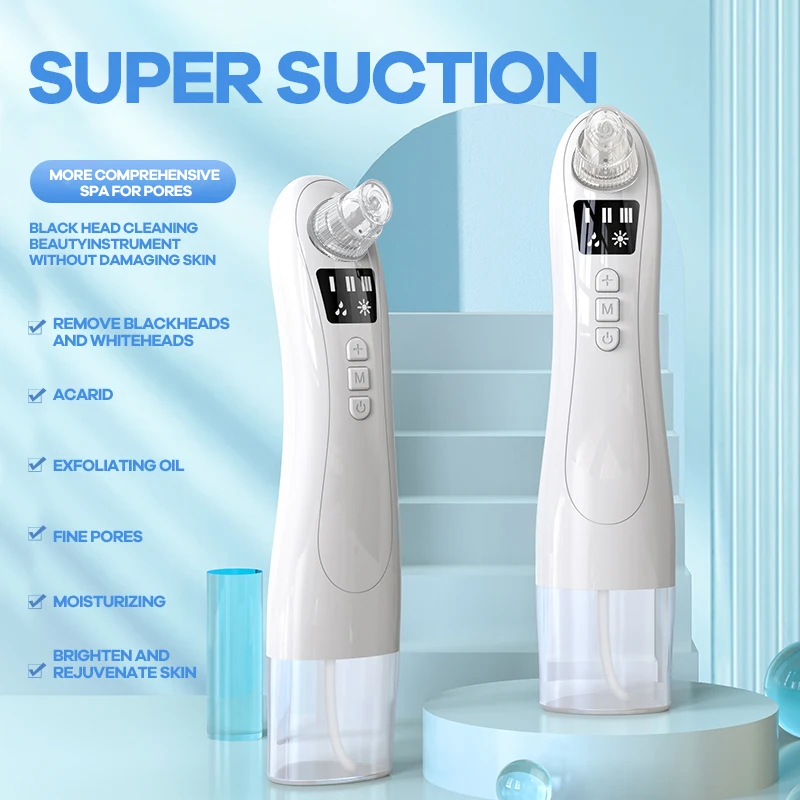 Elektrische Vakuum Blasen Mitesser Akne Poren Reiniger Wasser Zyklus Haut Tief Reinigung USB Aufladbare Kleine Schönheit Pflege Werkzeuge