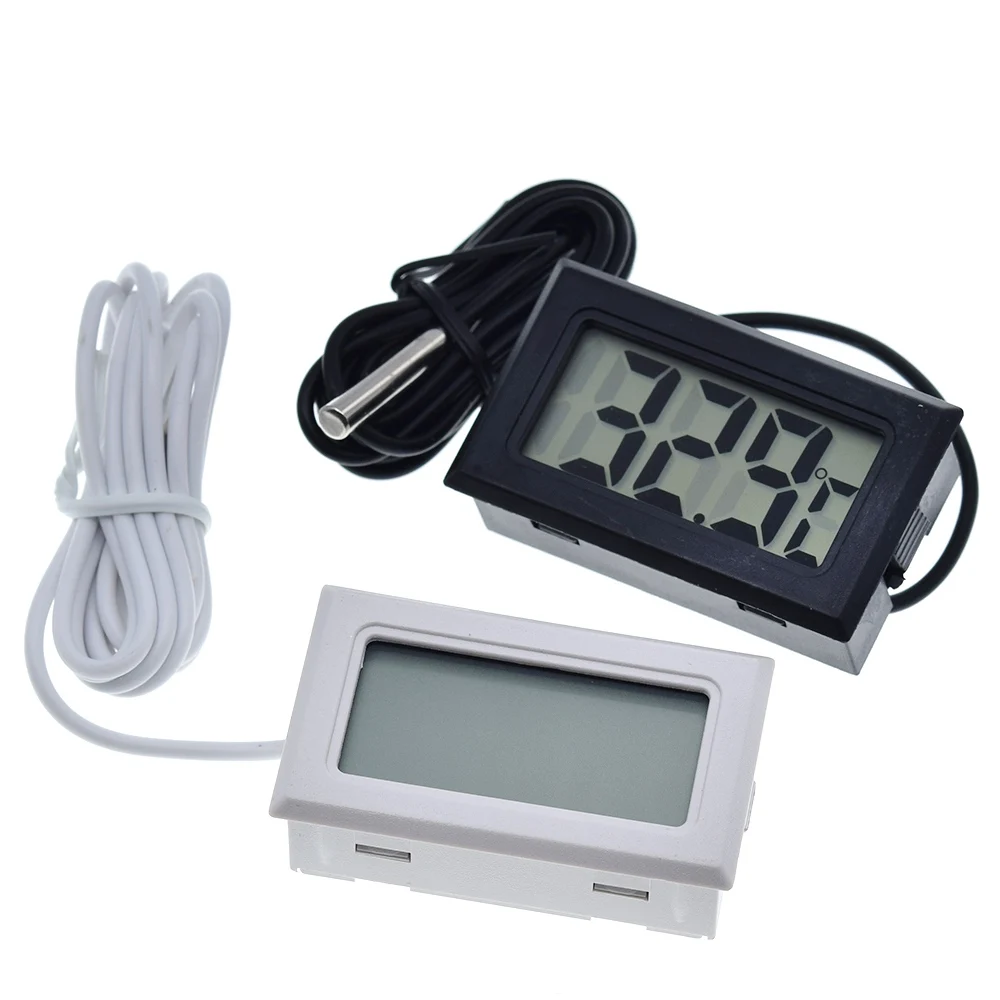 TZT Mini Digital LCD Thermometer Temperatur Sensor Automatische Steuerung Kühlschrank Mit Gefrierfach Thermometer tpm-10