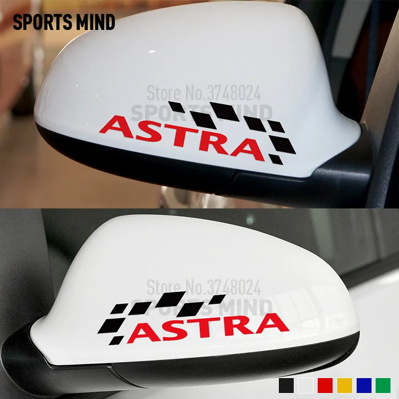 

3 Pairs Vinyl Car Sticker Decal For Opel Astra H Astra G Astra J GTC OPC Accessories Rear view Mirror Car Styling
