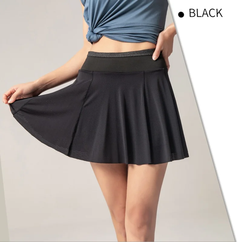 Cloud Hide XS Sports Skirts High Waist Tennis Golf Skirt Fitness Shorts Women Athletic Fast Dry Running Sport Skort Pocket