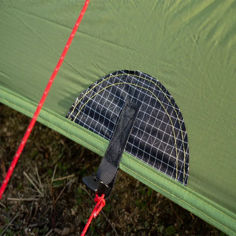 FLAME'S CREED Lanshan 2 Pro Just 920 Gramm 2-seitiges 20D-Silikon-Leichtgewicht-2-Personen-Rucksack-Campingzelt für 3 und 4 Jahreszeiten – Detail 6