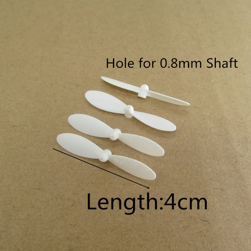 4PCS 3.7cm 4cm 4.2cm 0.8mm 1.0mm Propellers for H49 901 SOL Mini RC Drone Spare Parts Blade Quadcopter Props h49wh Accessories