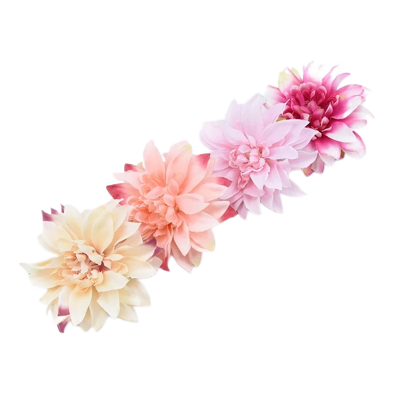 10CM jedwabny Gerbera akcesoria ślubne odprawy sztuczne ściana kwiatów księga gości dekoracyjne wianki z kwiatów sztuczne rośliny — zdjęcie 2