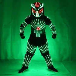 Led Predator Costume Rave Outfit Luminous Suits Clothing Hora Loca Party Abiti Led Robot Costumes