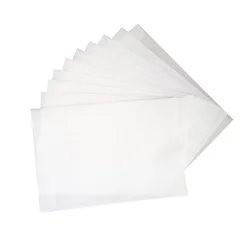 100pcs/lot Blank Translucent vellum envelopes DIY Multifunction Gift card envelope with seal sticker for wedding birthday