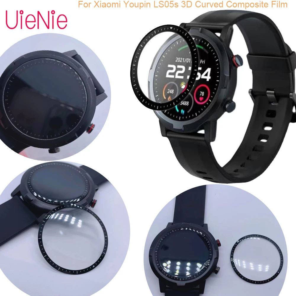 

3D Curved Composite Screen Protector Film For Xiaomi Youpin LS05s Smart Watch Full Screen Protector Cover Film 3D High Quality