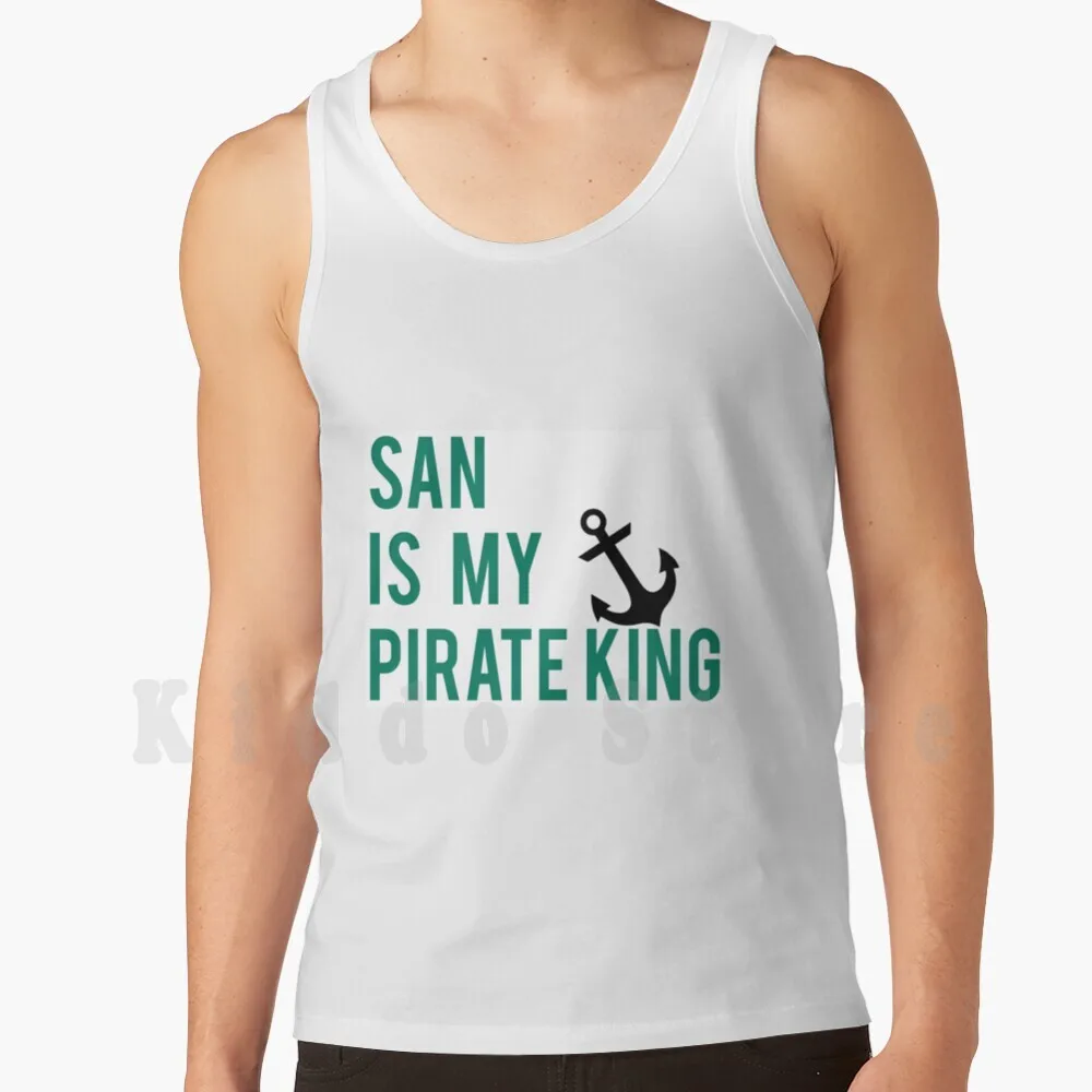 San Is My Pirate King Tank Tops Vest Sleeveless Ateez Kpop Kpop Ateez San Ateez San Pirate King