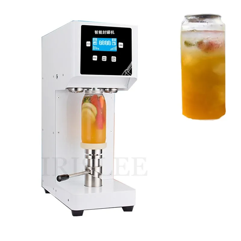 2020 Hot Sale Can Seamer Intelligent can sealing machine Smart panel Beverage sealing machine milk tea coffee bubble drink bottl