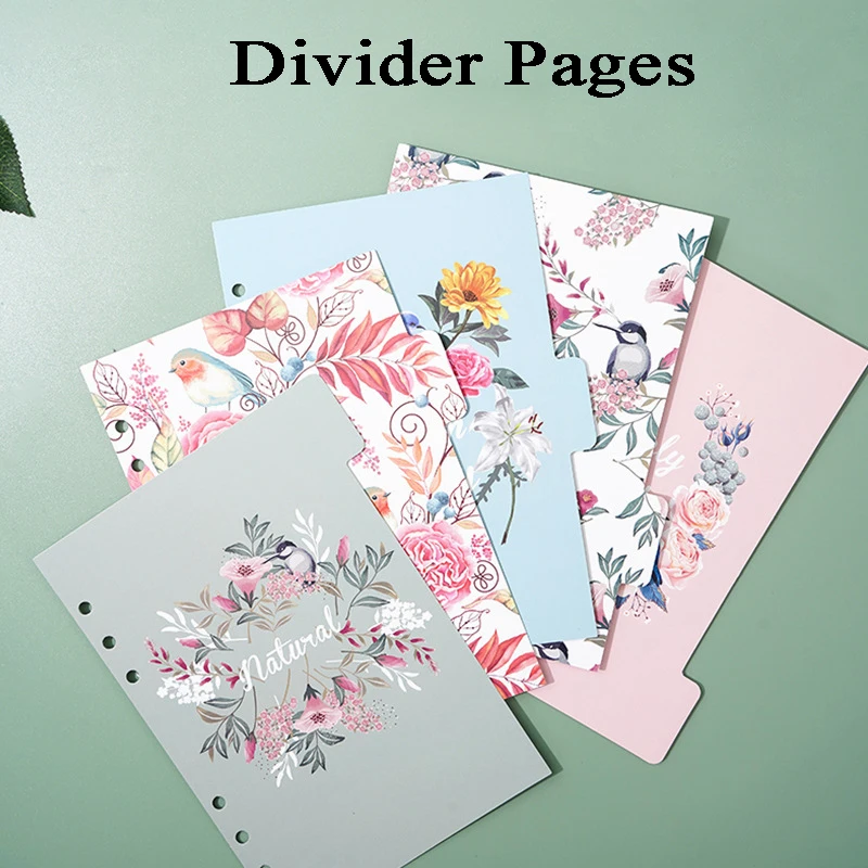 Diary Binder A5 Notebook and Journal Ring Notepad Spiral Agenda Planner Stationery Organizer Office School Sketchbook Note Book