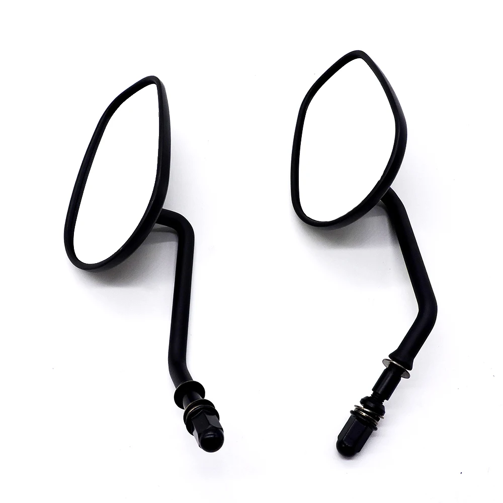 TCMT 8mm Black Rear View Mirrors Fits For Harley Davidson XL1200L XL883 XL883L Sportster