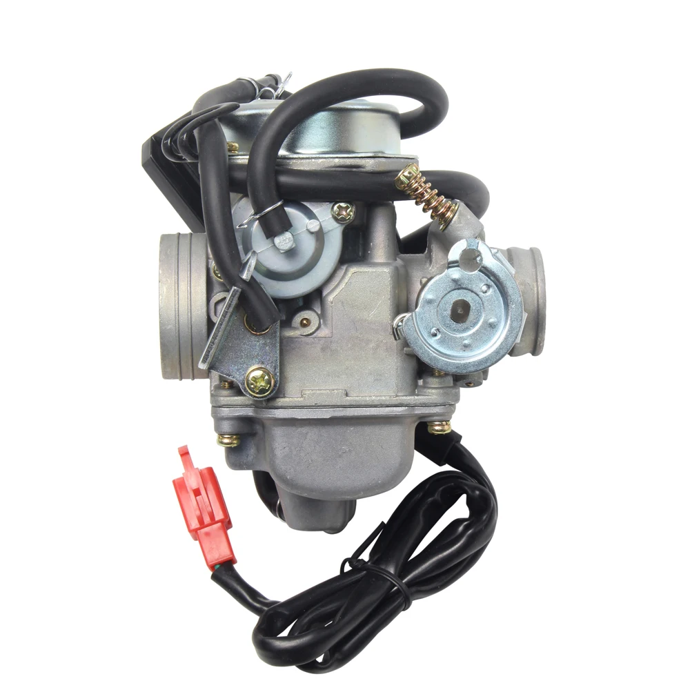 24mm Motorcycles PD24J Carburetor Electric Choke for Honda GY6 125cc 150cc Scooter ATV 4 stroke