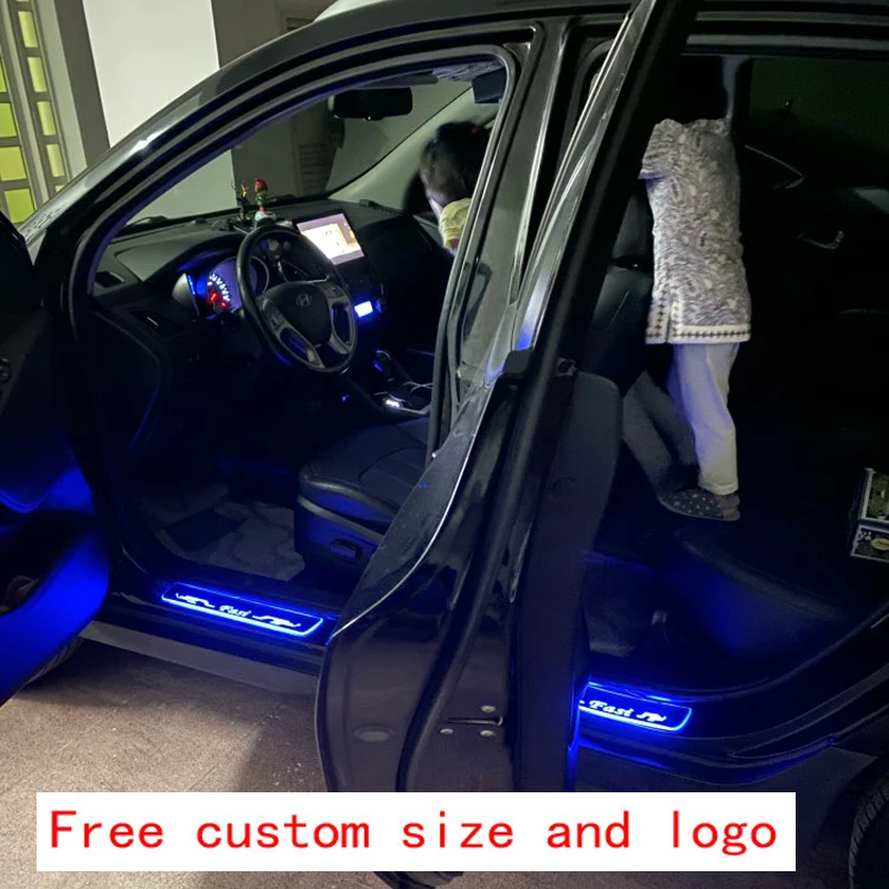 

4PCS Welcome Pedal Car Exterior Parts LED Door Sill Scuff Dynamic Streamer light For Honda SHUTTLE 2015-2021