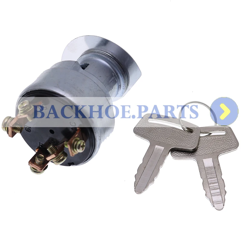 Ignition Switch w/2Keys 1E013-63590 For Kubota Engine Grasshopper 428D 928D 928D2 930D2