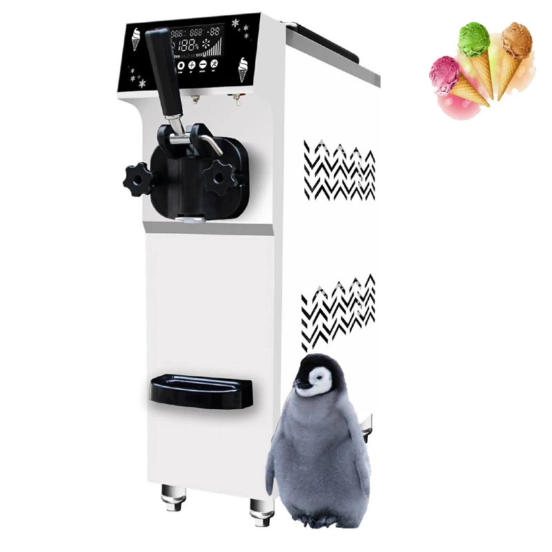 

2021 Factory Newly Invented Single Head Ice Cream Machine mini soft ice cream machine ice cream making machine supplier