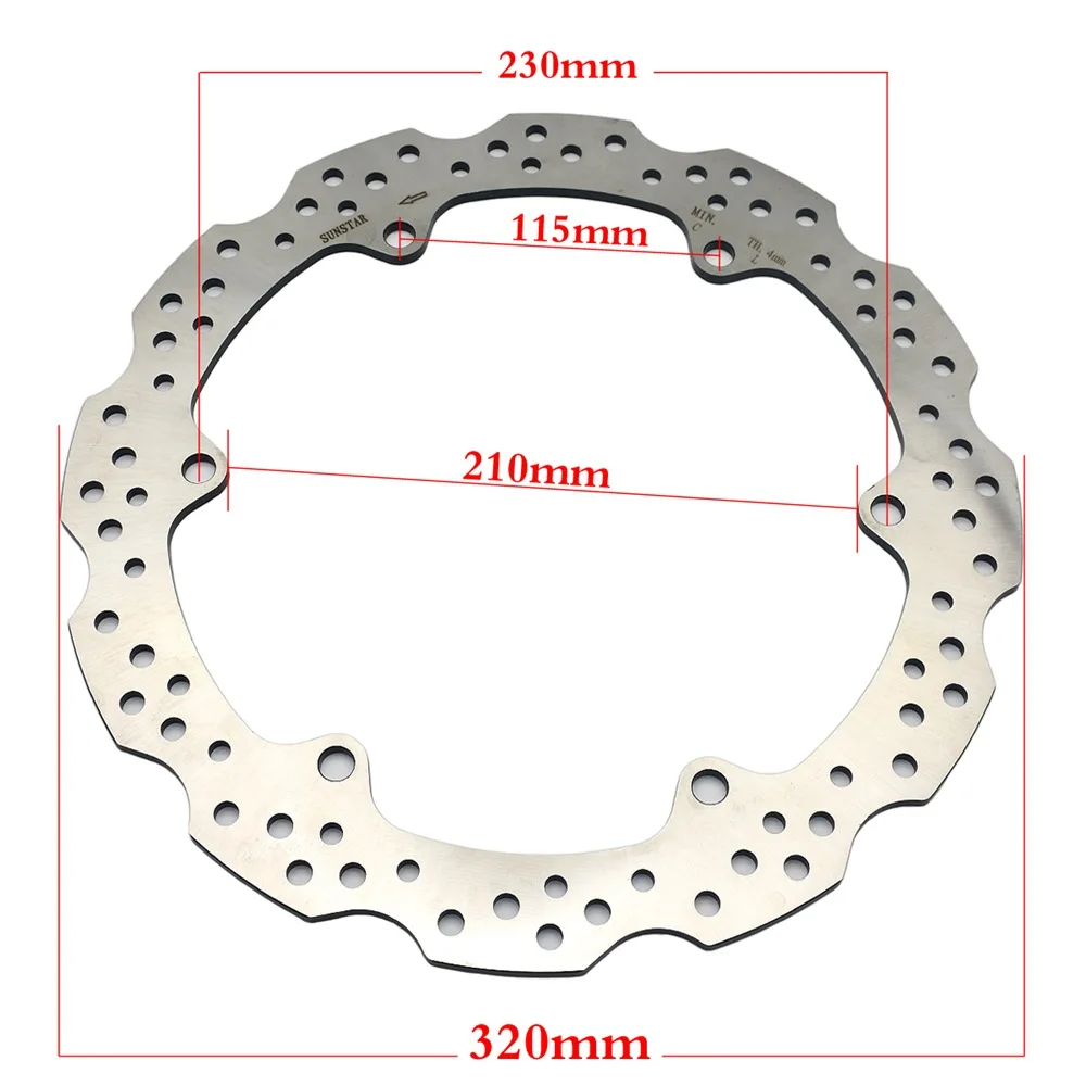 Front Brake Disc Rotor For Honda CB500F CB500X 2013-2020 CB650F 2014-2018 CBR500R 2013-2021 CBR650F 2014-2018 CB 500 650 /F/X/FA