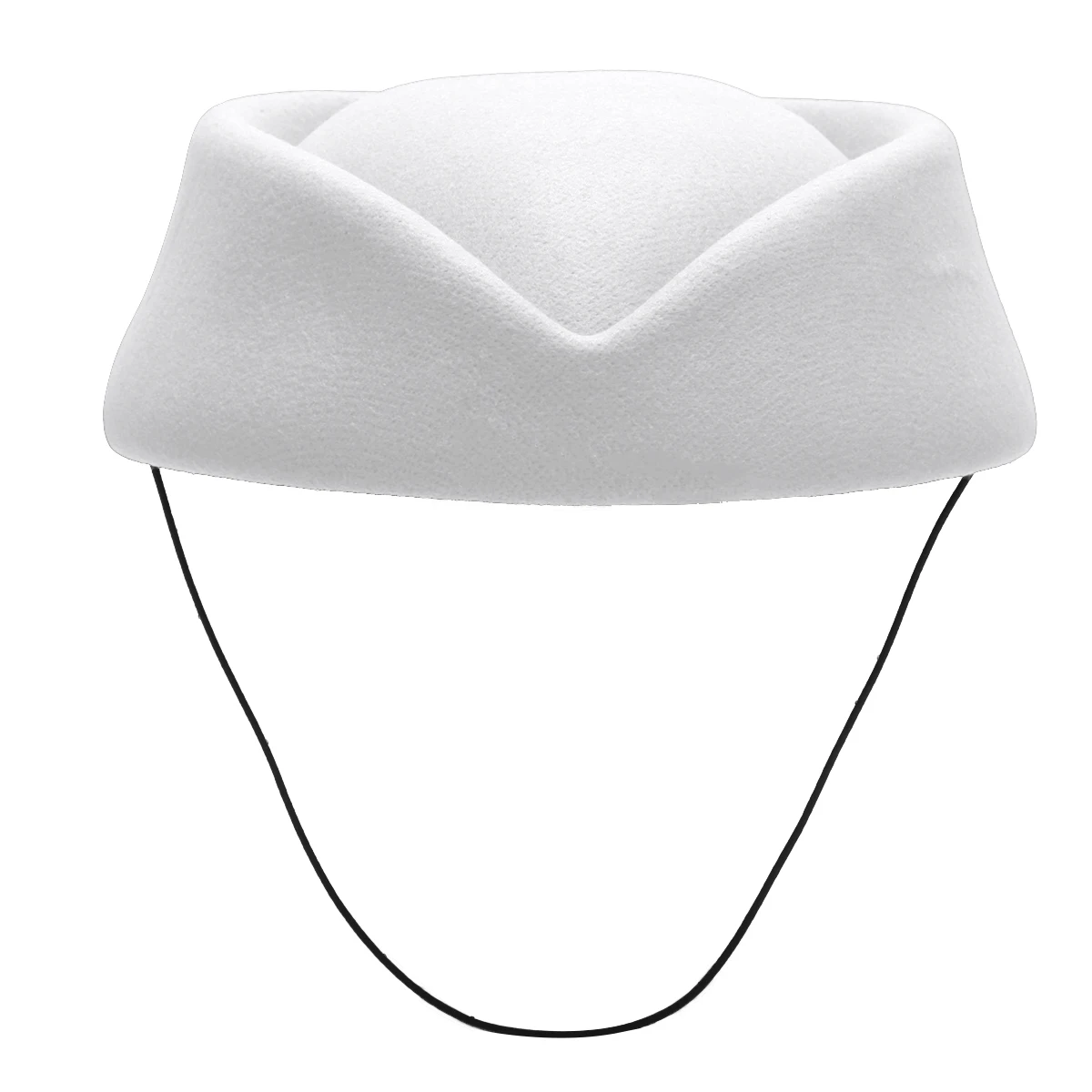 Imitation Wool Felt Stewardess Air Hostesses Pillbox Hat Millinery Teardrop Fascinator Base Cap for Cosplay Costume Accessories