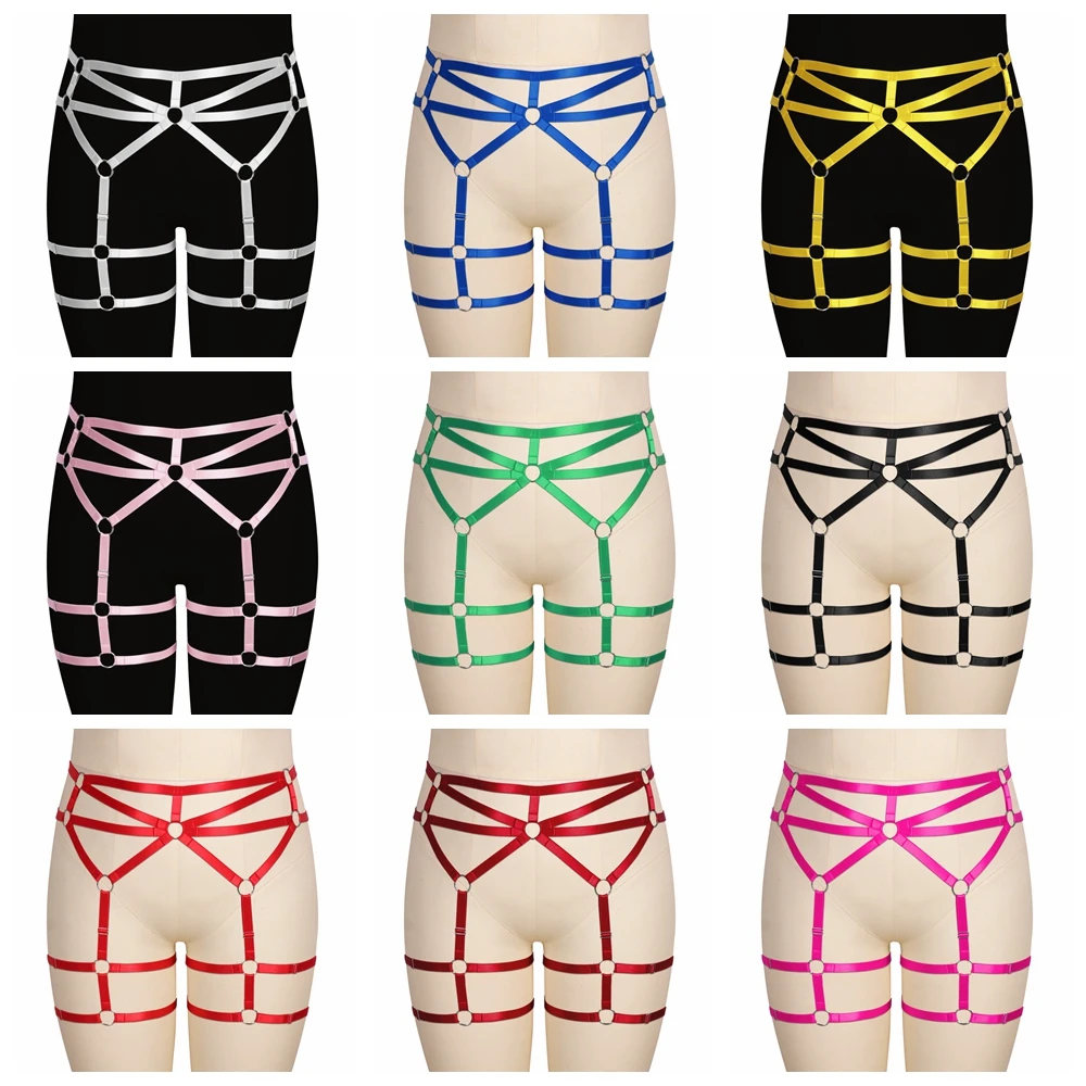 

Sexy Plus Size Lingerie Exotic Accessories Garters Harness Fashion Plump Women Fetish Elastic Bondage Adjust Suspender Garters