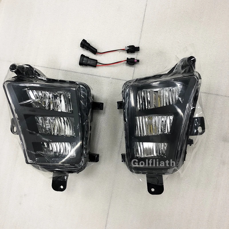 LED Car Styling DRL Fog Light Front Bumper Lamp For VW Golf 7.5 MK7.5 GTI 2018-2019 Auto Lighting System