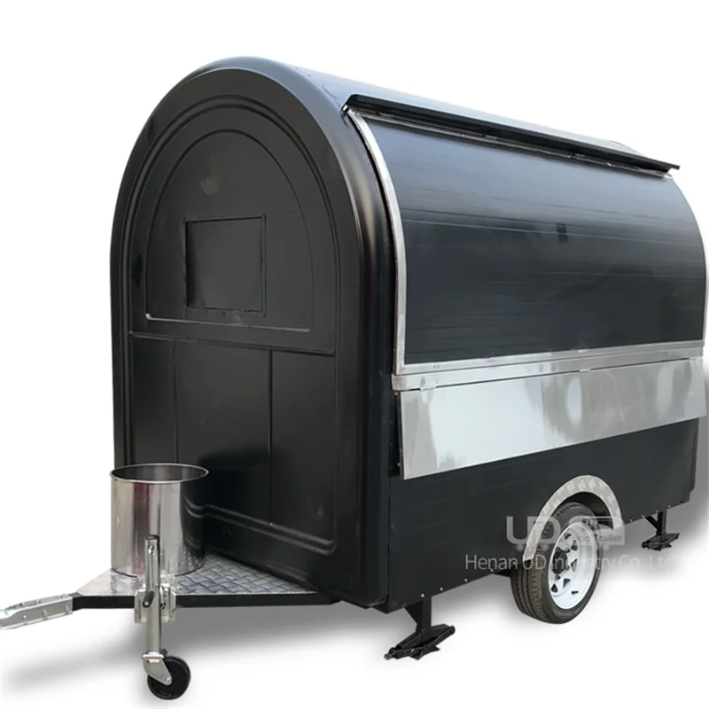 미니 푸드 트럭 모바일 아이스크림, 할랄 타코 케이터링 카트 핫도그 트레일러