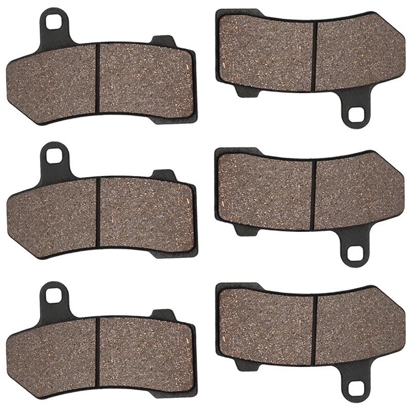 Motorcycle Front and Rear Brake Pads For Harley FLHTC FLHT Electra Glide Classic 08-12 FLHTCU Ultra 08-18 FLHTK 10-13