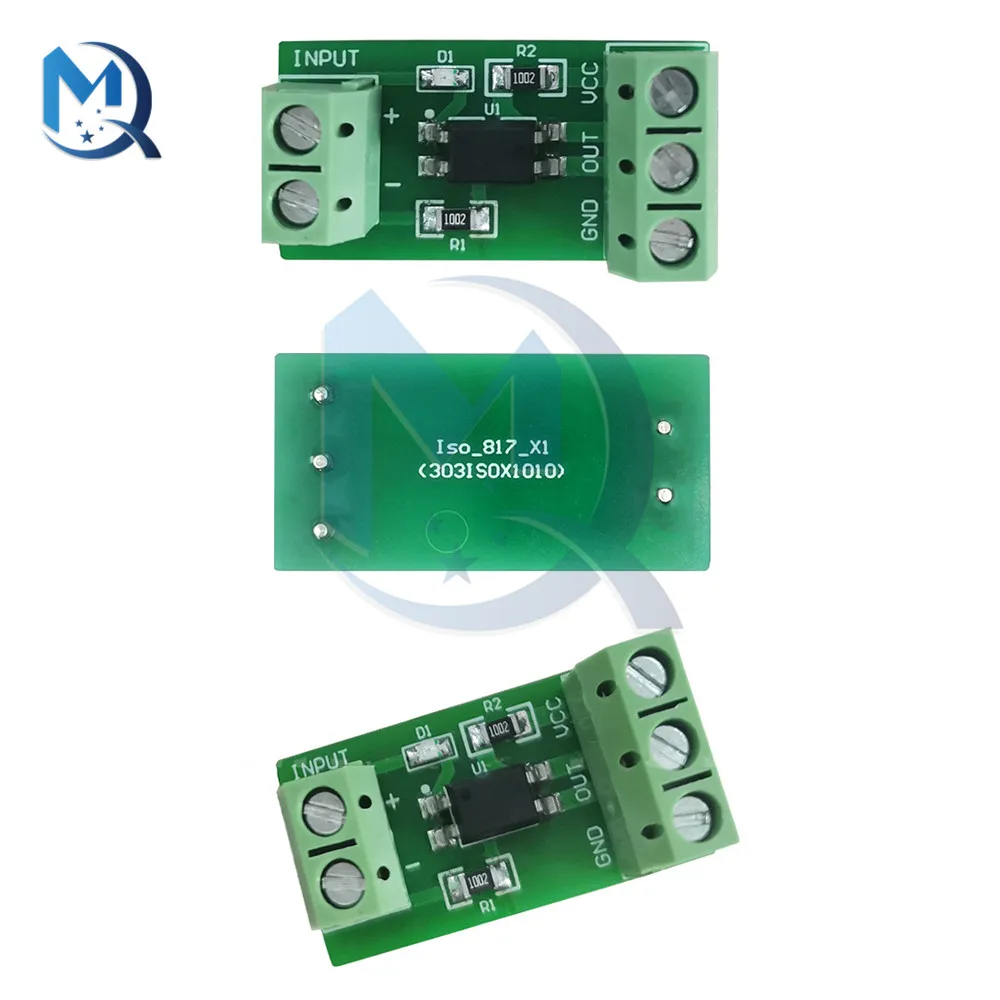 Optical Coupler Isolation Module 1Channel Photoelectric Isolator Signal Isolation Anti-interference 3-5V 12V 24V