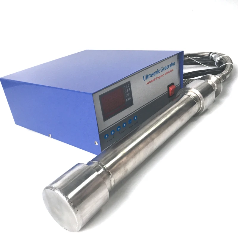 25KHZ 1200W Tubular Ultrasonic Reactor For Separation Emulsification Homogenization , Refining And Catalyzing