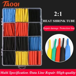Heat Shrink wrapped Shrinking 2:1 Insulation Sleeving Thermal Casing Car Electrical Cable shrink tube Tube kit Thermoresistant