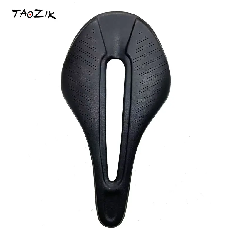 TAOZIK 150 mm Full Carbon NANO 7 Rail 260 Micro Fiber EVA Light Weight Hollow Bicycle Saddle