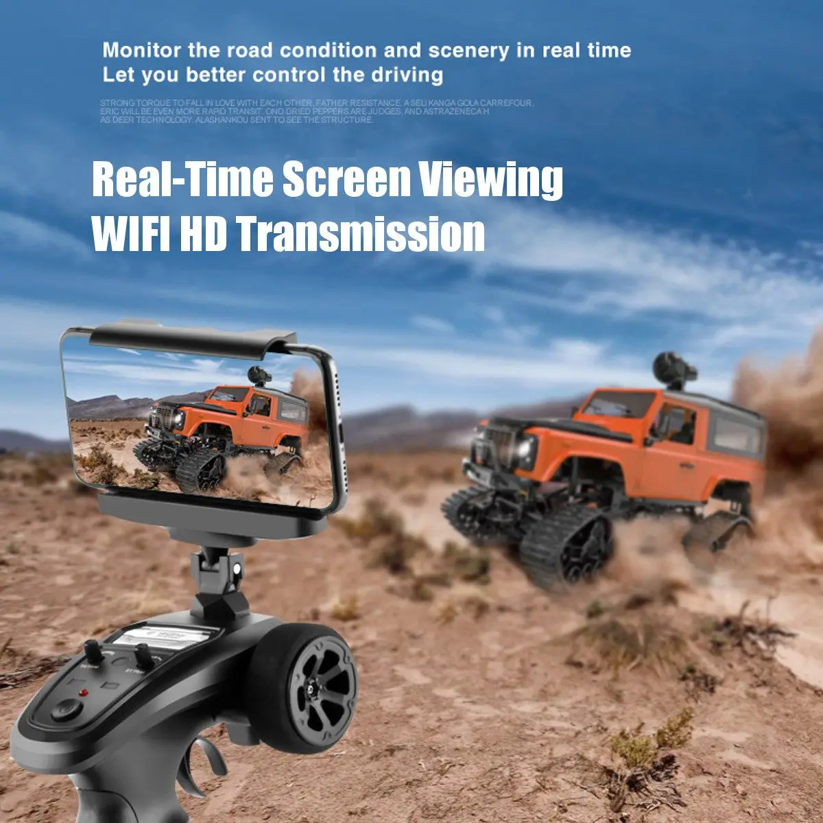 Fy003-1 Fpv Wifi Rtr 1/16 2.4g 4wd 전체 비례 원격 제어 Rc 자동차 차량 모델 오프로드 트럭 어린이 장난감