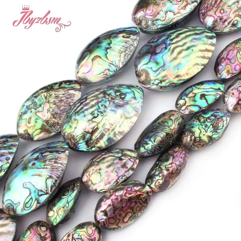 18x33,40x50mm Large Irregular Shape Abalone Shell Natural Stone Beads For DIY Necklace Bracelet Jewelry Making 15