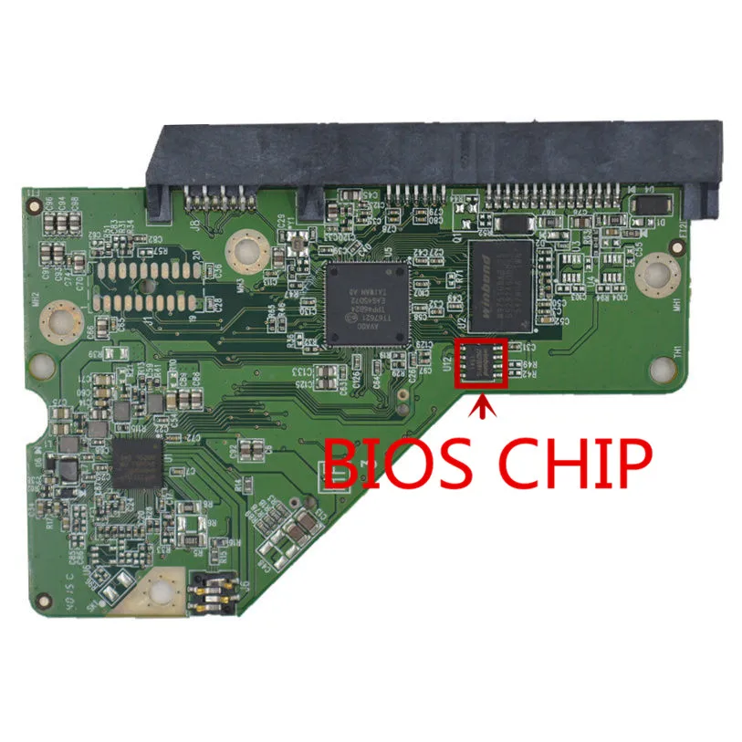 HDD PCB logic board printed circuit board 2060-800039-001 REV P1 , 2060 800039 001 / 800039-101 800039-401