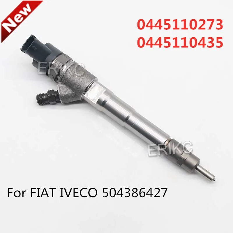 ERIKC 0445110273 0445110435 Common Rail Injection 0986435165 Parts Injector 0445 110 273 0445 110 435 For FIAT IVECO 504386427