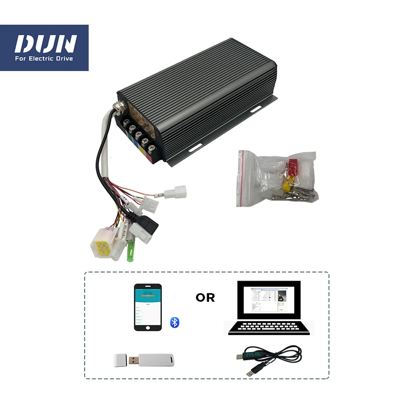 

Sabvoton SVMC9680-M 80A 1500W 2KW 96V Programmable BLDC Scooter Controller for QS Hub Motor