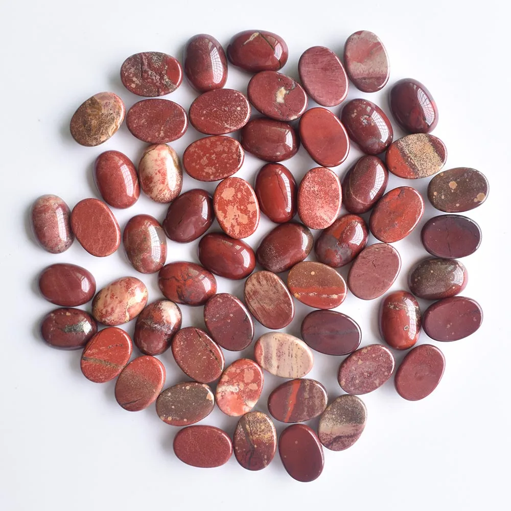 2020 Modischer Bestseller: Gemischte Naturstein-Oval-Cabochons aus Tigerauge und Opal, 10x14mm, Großhandel 50 Stück/Lot, kostenloser Versand – Detail 10