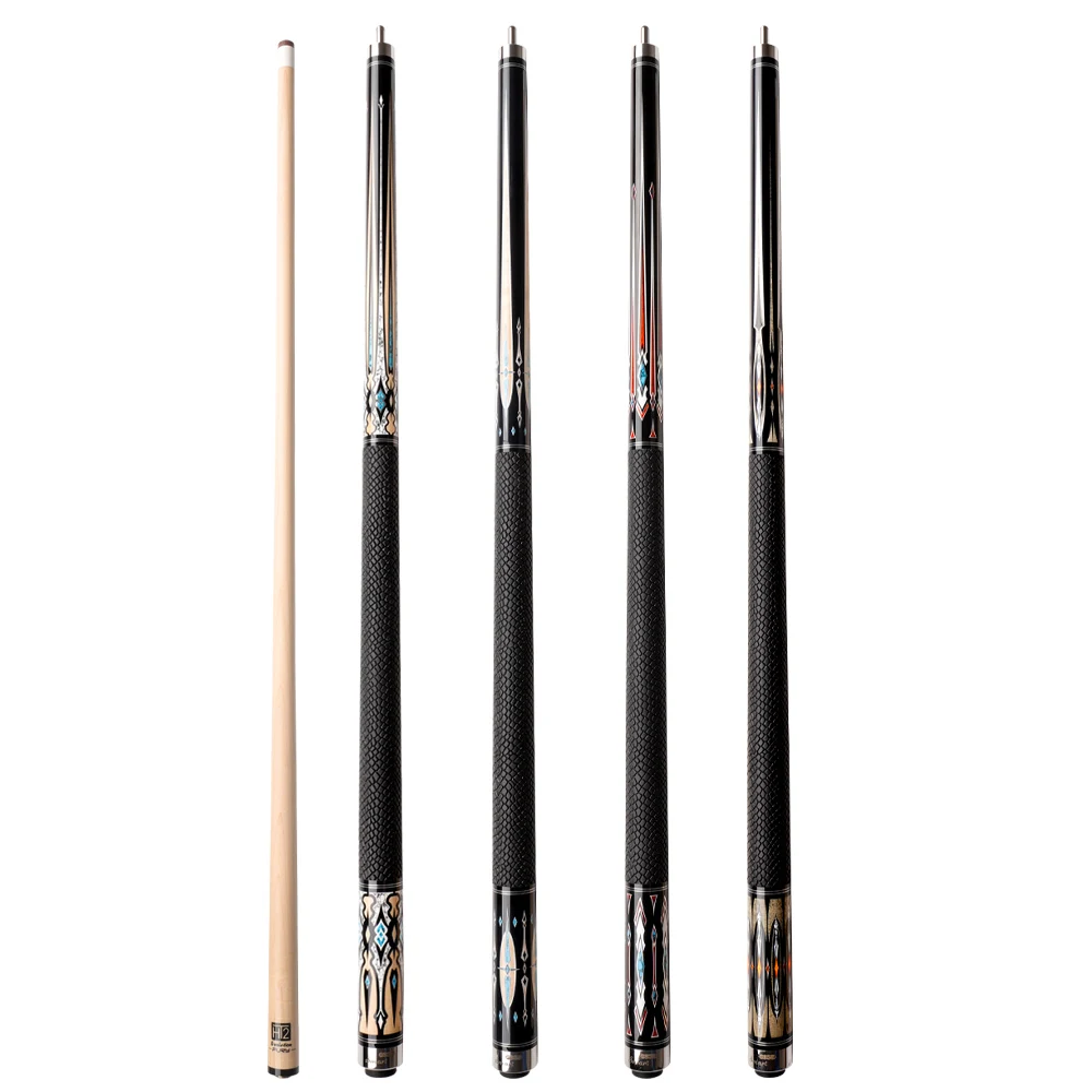 FURY-Handmade Billiard Stick Kit with Case, Maple Shaft, Leather Handle, Tiger Tip, Quick Joint, HT2, DX-1, DX-4