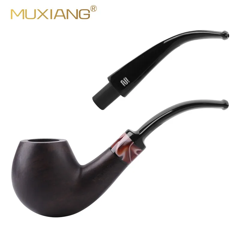 

Wood Smoking Pipes Tobacco Pipe 2pcs Mouthpiece 1pcs Pipe Body with 9mm Filter 10 Smoking Tools Pipe Set ac0022