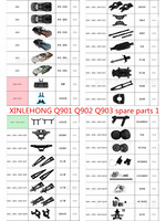 XINLEHONG XLH Q901 Q902 Q903 RC Car spare parts shell support wing gear Swing arm Differential ESC Tire servo Drive shaft etc