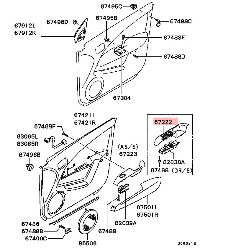 1ชิ้น2003-2007แก้ว Regulator สำหรับ Outlander First Generation LHD Windows ปรับสำหรับ Airtrek ด้านซ้ายหรือขนาดเล็ก