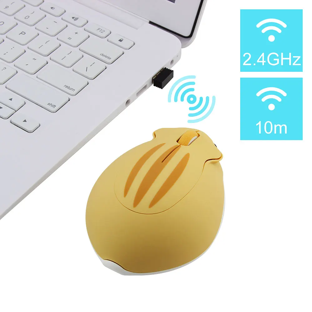 Drahtlose 2,4 G Nette Maus Kreative Hamster Entwickelt Mause Ergonomische USB Optische Mini 1200 DPI Rosa Mäuse Für PC Laptop kinder Geschenk