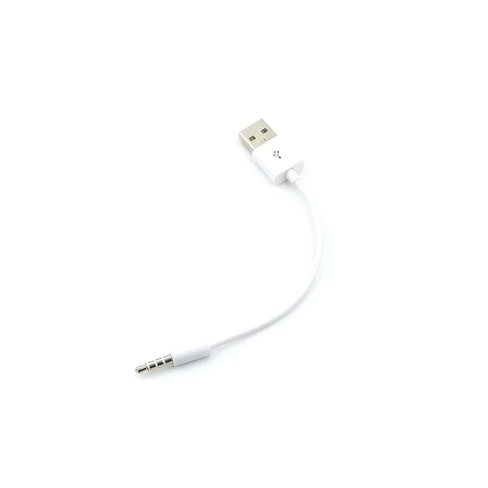 New 3.5mm Jack AUX to USB 2.0 Charger for Apple iPod MP3 MP4 Player Cord Data Sync Audio Adapter Cable Car Interior Accessories