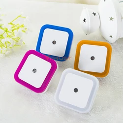 LED Night Light Lamps Light Sensor Control Mini Auto Nightlight Plug Lamp Baby Kids Bedroom Bathroom Lighting Energy Saving Lamp