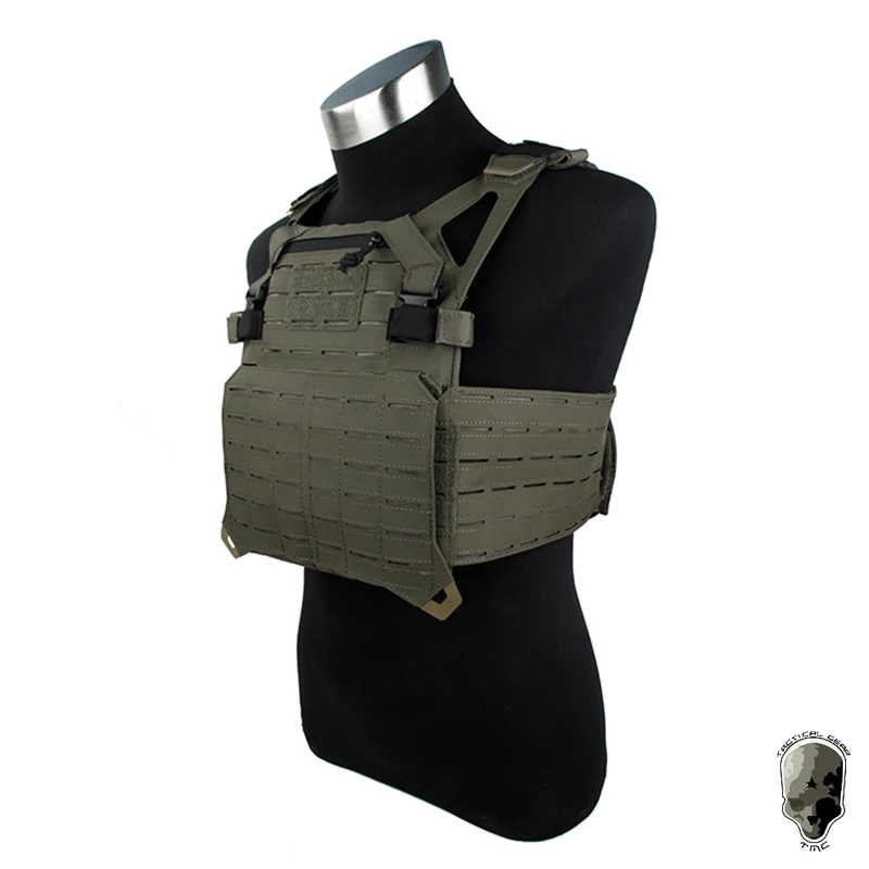 TMC STF Plate Carrier Tactical Vest MOLLE Paintball Vest Laser Cut 3425