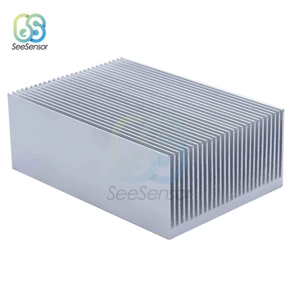 100x69x36mm Electronic Radiator Aluminum Dense Teeth Heatsink Extruded Heat Sink Computer Water Cooling System