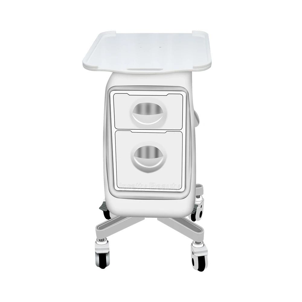 Rolling Trolley Stand Cart For Shockwave Therapy Hydra Oxygen Facial Beauty Machine