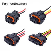 1 Juego de inyector automático de 2, 3, 4, 5, 6 pines, conector electrónico impermeable, arnés de cables, Sensor de oxígeno, enchufe hembra 1928404627 1928403698