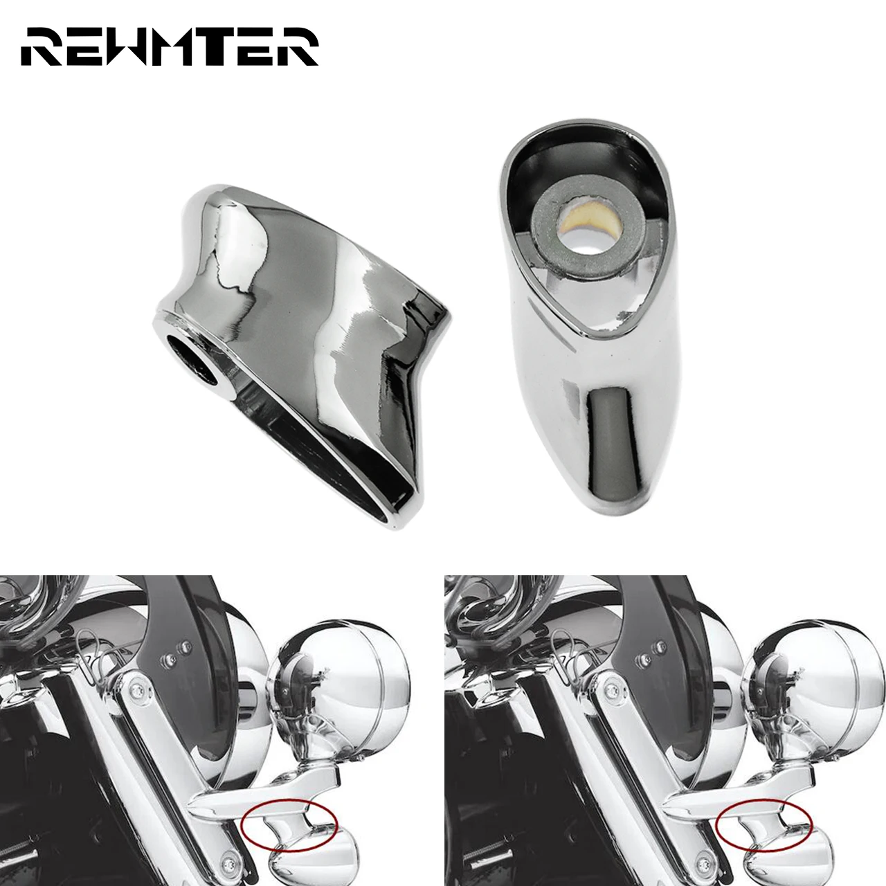 

Motorcycle Rear Chrome Short Turn Singal Brackets For Harley Sportster XL883 1200 Softail Dyna Fat Bob FXDF Wide Glide Low Rider