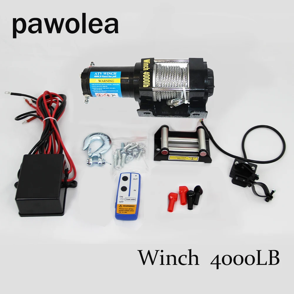 12V Electric Winch 2000-4500lb for Off-Road Rescue