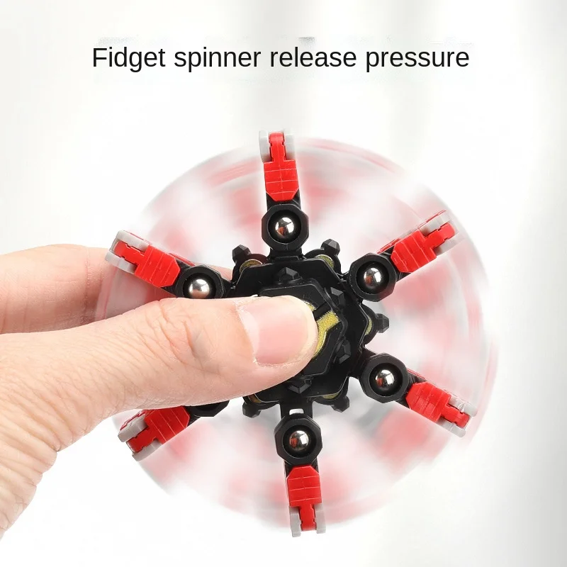 Fingertip Gyro Stressabbau Spielzeug Fidget Spinner Ring Zappeln Spielzeug Autismus Angst und Stress Relief Spielzeug Für Erwachsene Pop Es Spiel geschenk